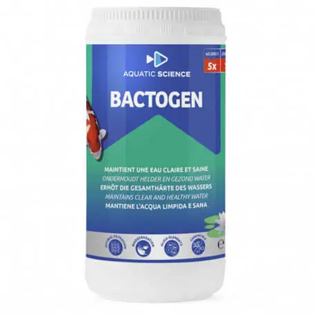 AQUATIC SCIENCE BACTOGEN 40000 1Kg – Bactéries bassin Quantité Limitée