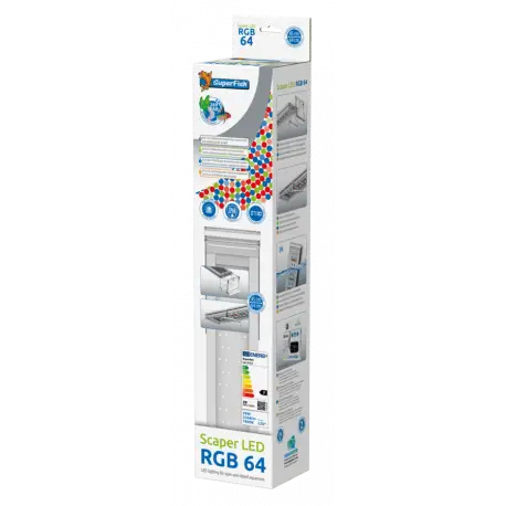 SUPERFISH SCAPER LED RGB 64CM/30W – Rampe LED Aquarium Prix Réduit