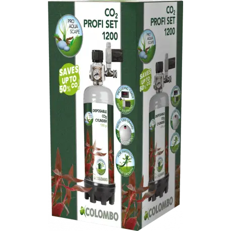 Prix Réduit Colombo Kit CO2 Profi Set 1200gr – Kit CO2 aquarium à partir de 200 litres