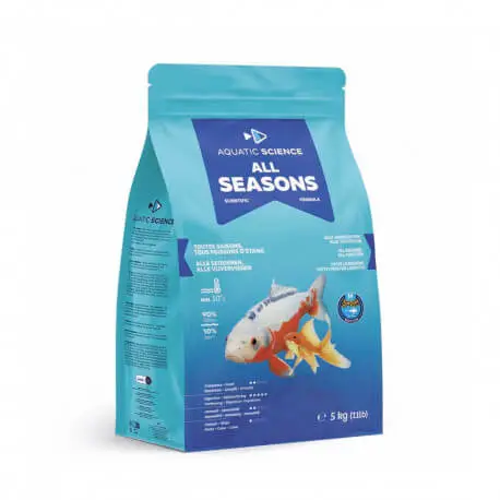 Must-Have AQUATIC SCIENCE ALL SEASON Medium 4 -5 mm – 5 Kg – Nourriture bassin