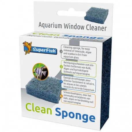 Expédié Aujourd&rsquo;hui SUPERFISH Clean Sponge – Eponge pour vitres d&rsquo;aquarium
