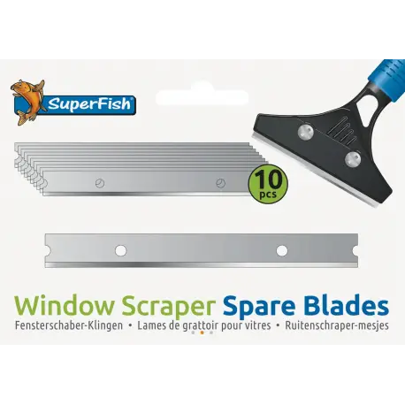SUPERFISH Window Scraper Spare Blades – Pièces de rechange Top Vente