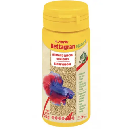 Promotion Saisonnière Sera BettaGran 50ml / 24g – Nourriture poissons combattants