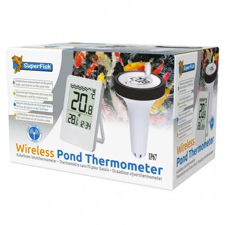 SUPERFISH Wireless Pond Thermometer – Thermomettre sans fil de bassin Offre Spéciale