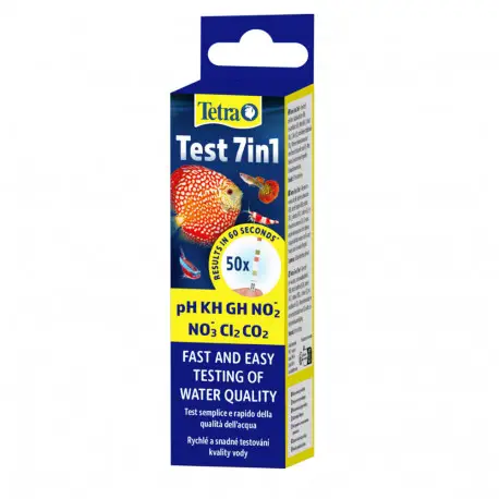 Quantité Limitée TETRA Test 7 en 1 x 50 – Bandelettes de test d&rsquo;eau