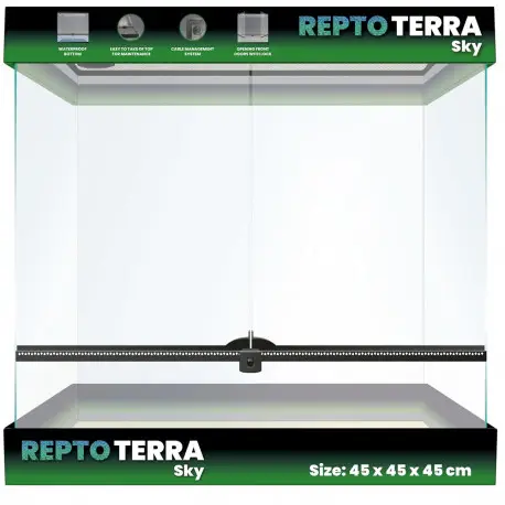 Vente Directe REPTO TerraSky 45 x 45 x 45 cm – Terrarium