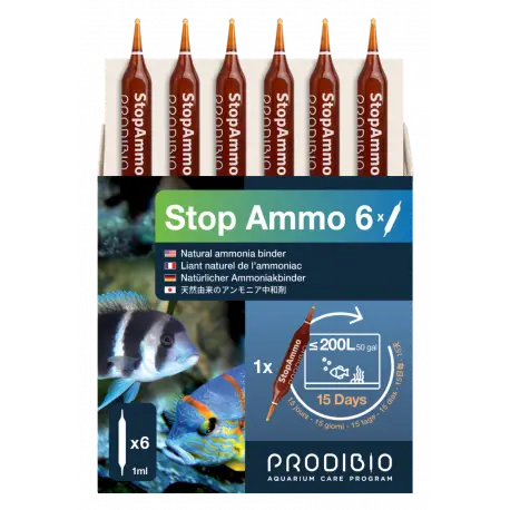 Seulement Aujourd&rsquo;hui PRODIBIO STOP-Ammo 6 Ampoules – Anti-ammoniaque naturel