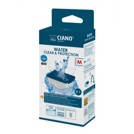 CIANO Water Clear & Protection Taille M – Cartouche de remplacement pour filtres Ciano Dernier Modèle