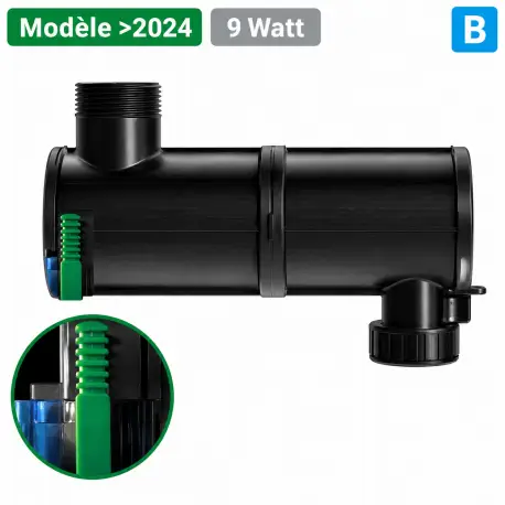 Dernier Modèle Superfish Pondclear UVC 9W Corps Vert – Pièce détachée