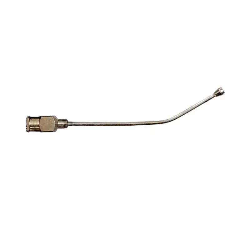Offre Du Jour Sonde de Nourrissage en Inox Courbe 60 mm pour Petites Perruches et Becs Droits – Ø 1 mm