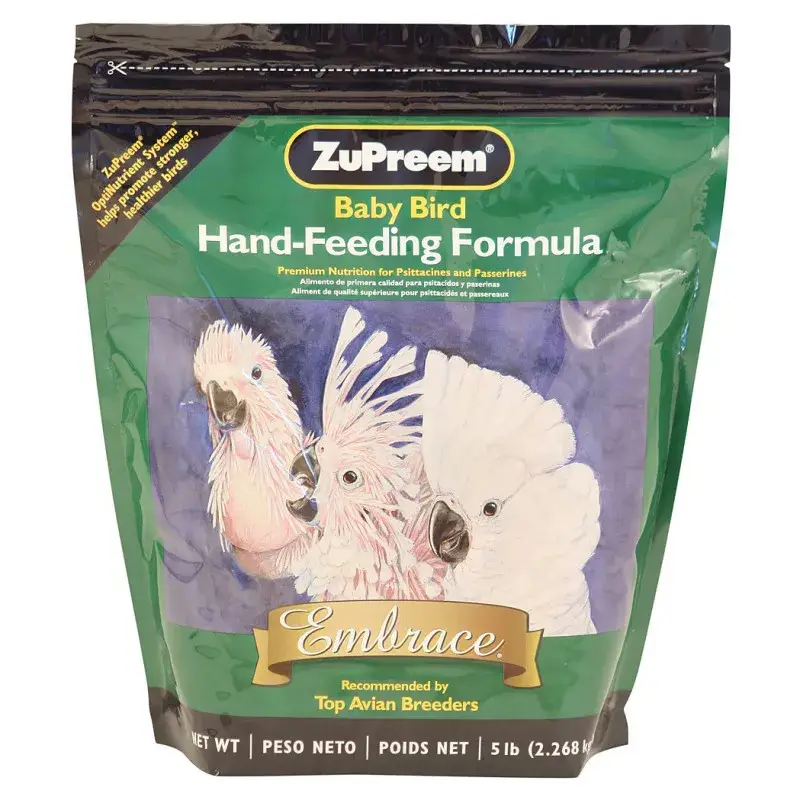 Commander Vite ZuPreem Embrace 2,27 kg – Bouillie d&rsquo;Élevage tous Psittacidés