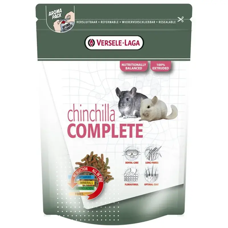 Versele Laga – Granulés Chinchilla Complete pour Chinchillas – 500 gr Haute Qualité