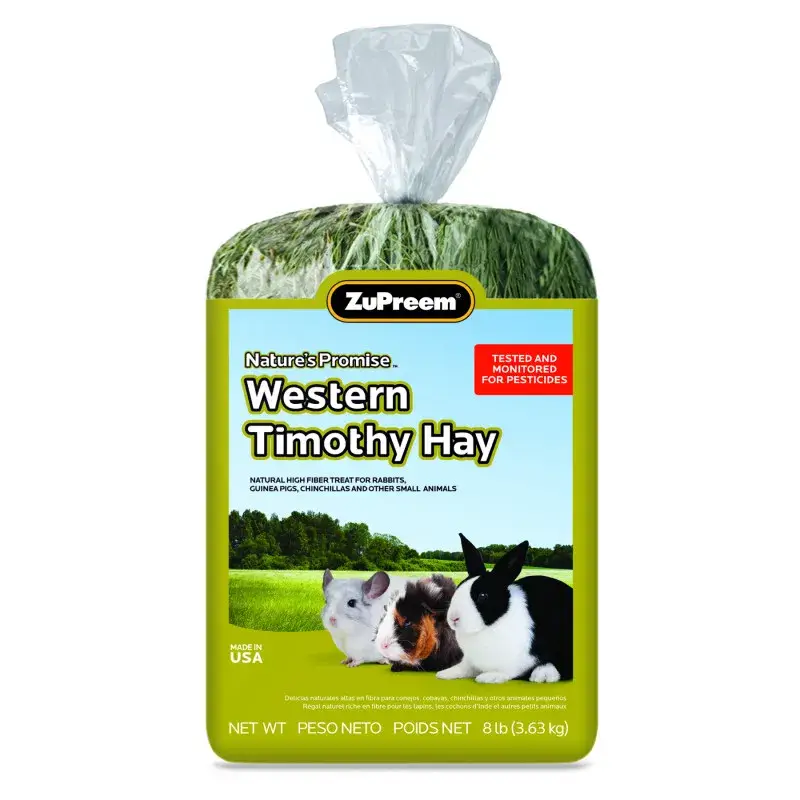 Jusqu&rsquo;à Épuisement Des Stocks Foin Premium Timothy Hay ZuPreem Nature&rsquo;s Promise – 3,630 kg