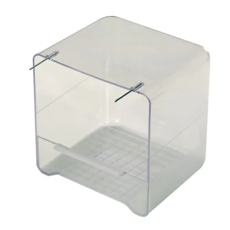 Baignoire en Plastique Transparent pour Perruches Prix Bas