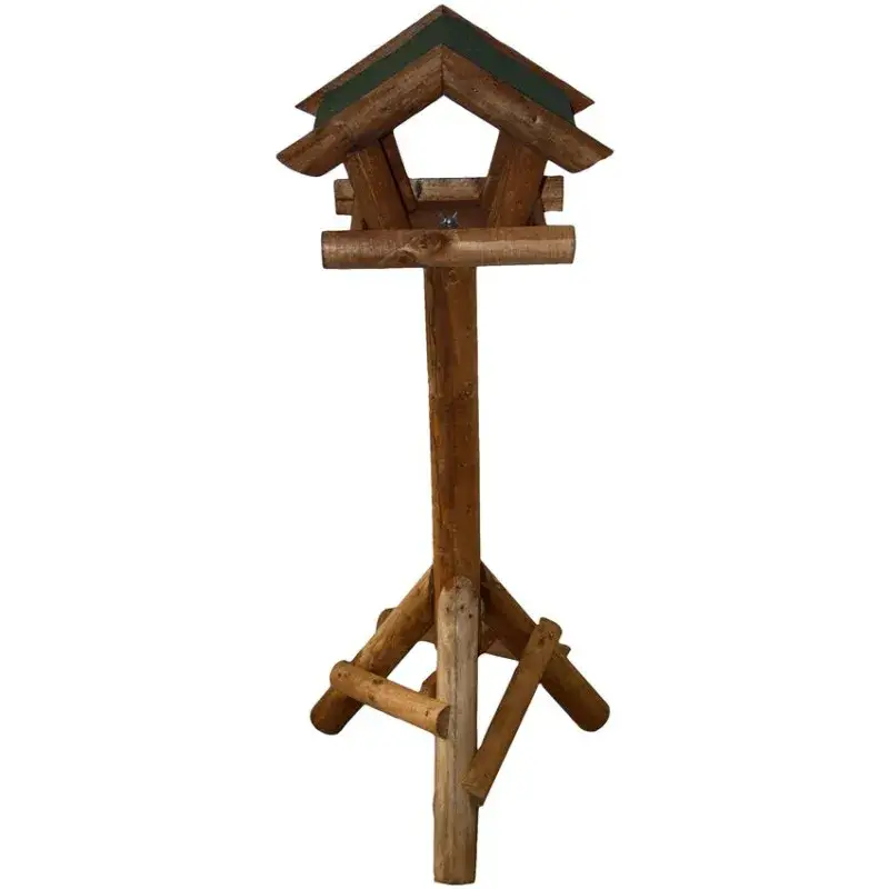 Promotion Saisonnière Mangeoire à Oiseaux sur pied avec Toit Vert