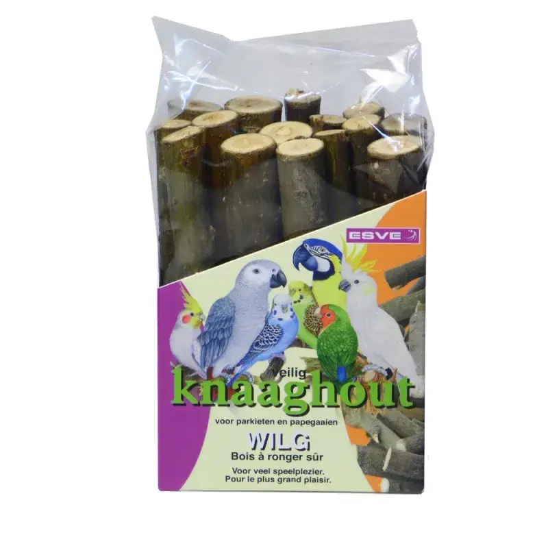 ESVE – Bâtonnets de Saule à Ronger pour Oiseaux – 10 cm Commande En Gros