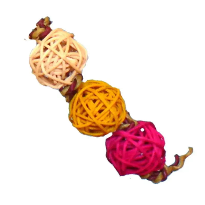 Balles de Vigne Small x 3 – Jouet de Patte pour perruches et Grandes Perruches Paiement Sécurisé