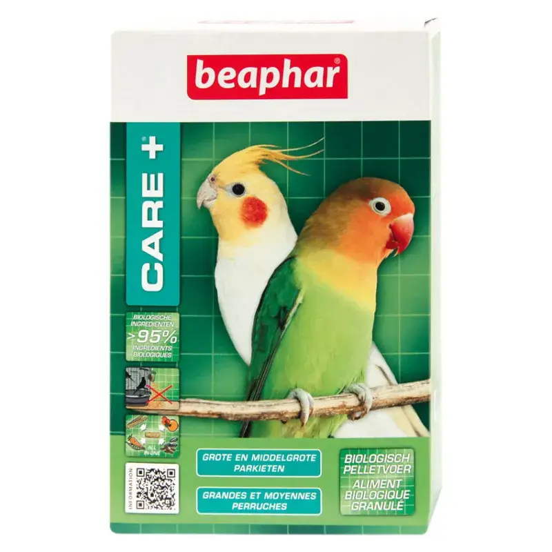 Beaphar – Granulés Care + pour Grandes et Moyennes Perruches – 500 gr Authentique
