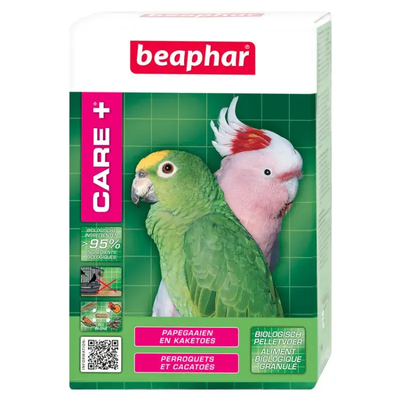 Beaphar – Granulés Care + pour Perroquets et Cacatoès – 1 kg Dernière Chance