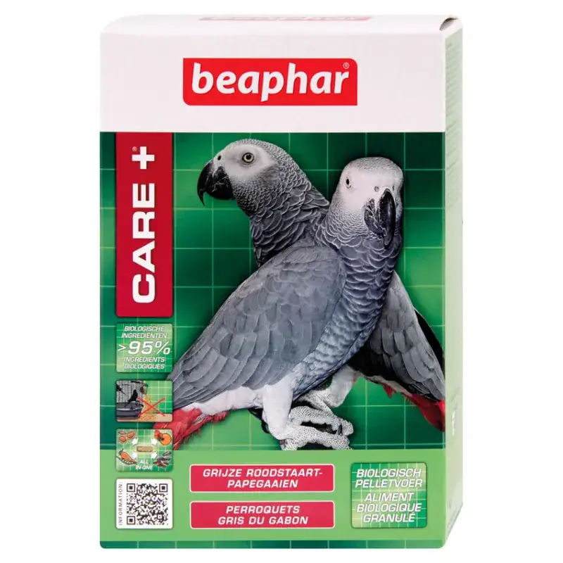 Super Prix Beaphar – Granulés Care + pour Gris du Gabon – 1 kg