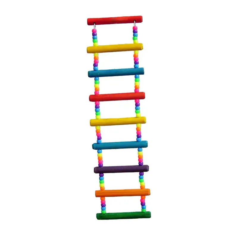 Zoo-Max – Petite échelle de Perles avec Barreaux en Bois – Jouet Oiseaux Offre Exclusive