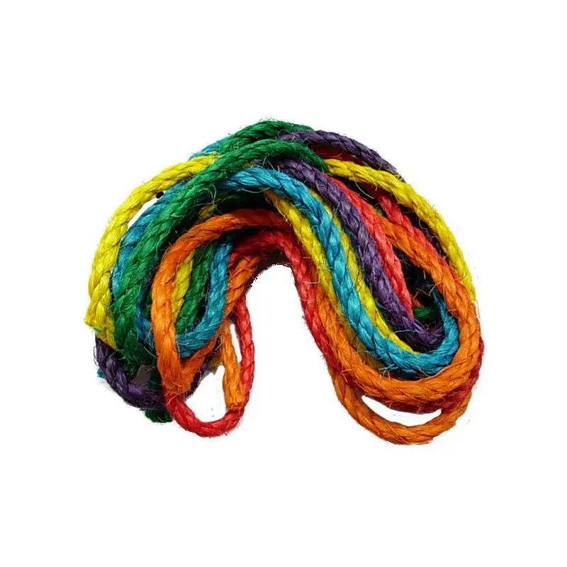 Expédié Aujourd&rsquo;hui Zoo-Max – Cordes de Sisal Colorées – 6 x 1,5m Ø 0.3 cm