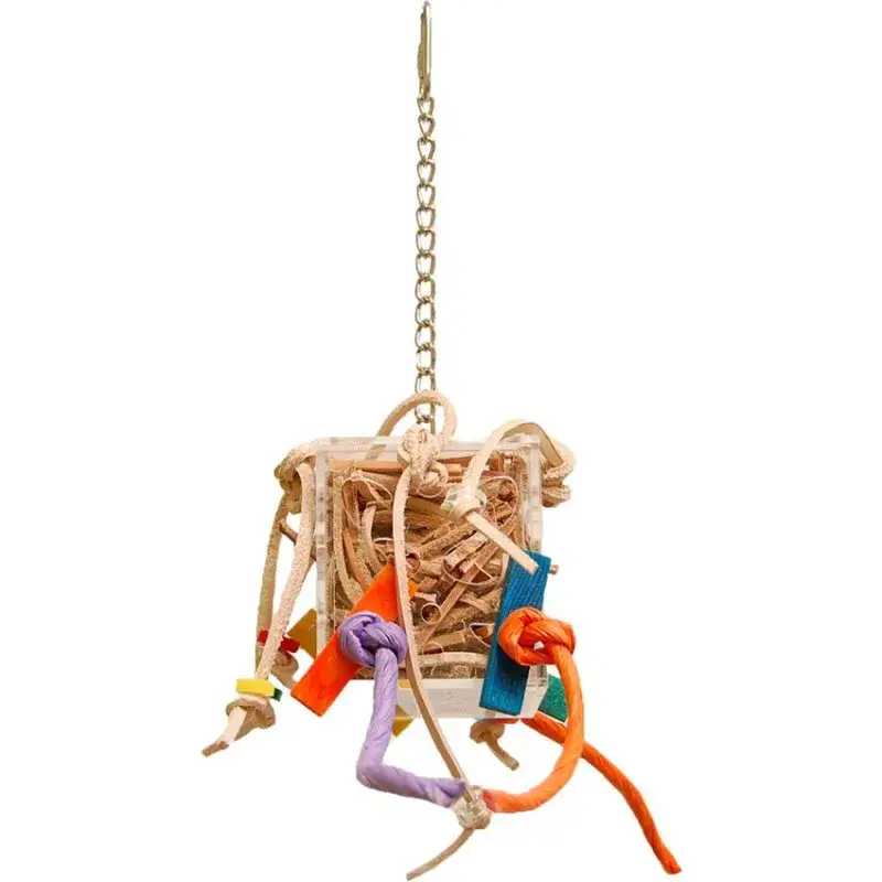 Zoo-Max – Boîte de Cuir en Folie X-Small – Jouet perroquet Affaire À Saisir