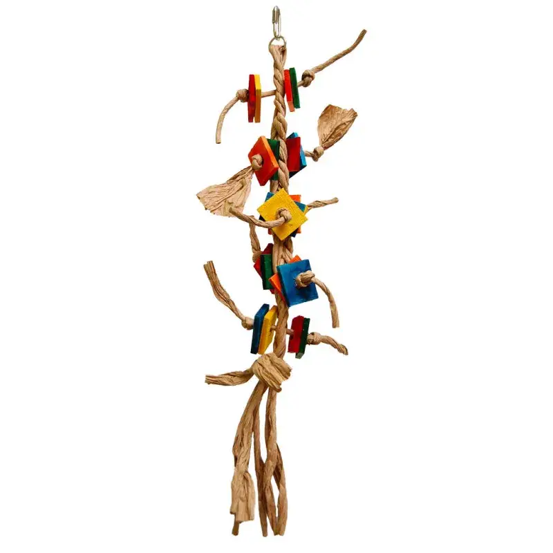 Zoo-Max – Tango Dancer – Jouet en Bois et Papier pour Perroquet Achat Immédiat