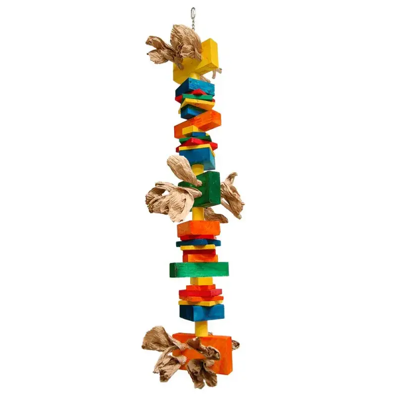 Prix Choc Zoo-Max – Cactus – Très Gros Jouet en bois pour Gros Perroquets