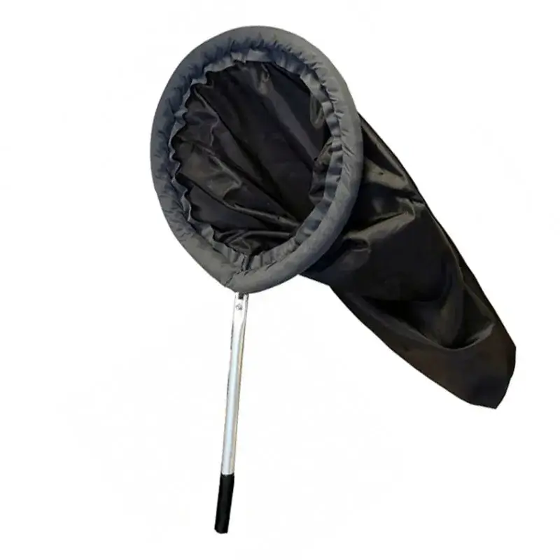 Certifié Epuisette Noire et Cadre Rembourré – Ø 35 cm – Manche Aluminium