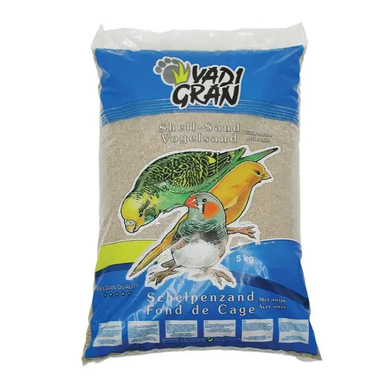 Fond de Cage Économique – Sable Brun Anisé avec écailles – 5 kg Produit De Marque