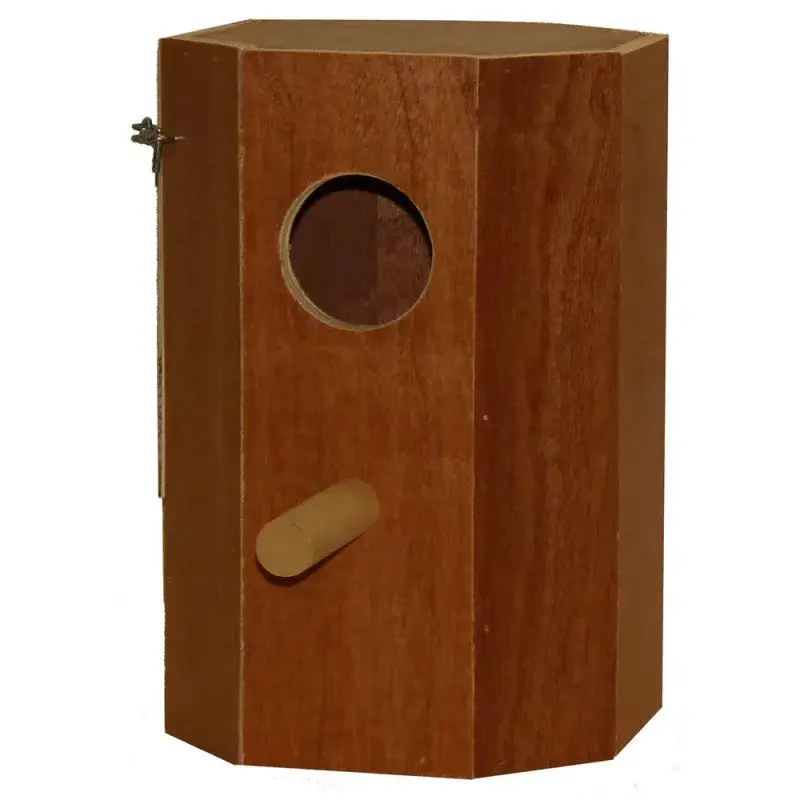 Promotion Saisonnière Nid en Bois Octogonal pour perruches