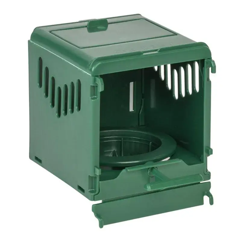 Solde Ensemble Porte Nid + Nid Exterieur Vert pour Carduelis