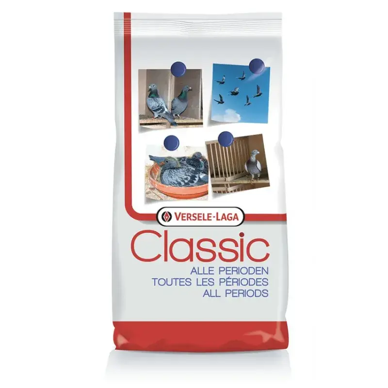 Versele Laga – Classic 4 Saisons pour Pigeons Voyageurs – 20 kg – Mélange de Graines Toutes Saisons Promotion Saisonnière