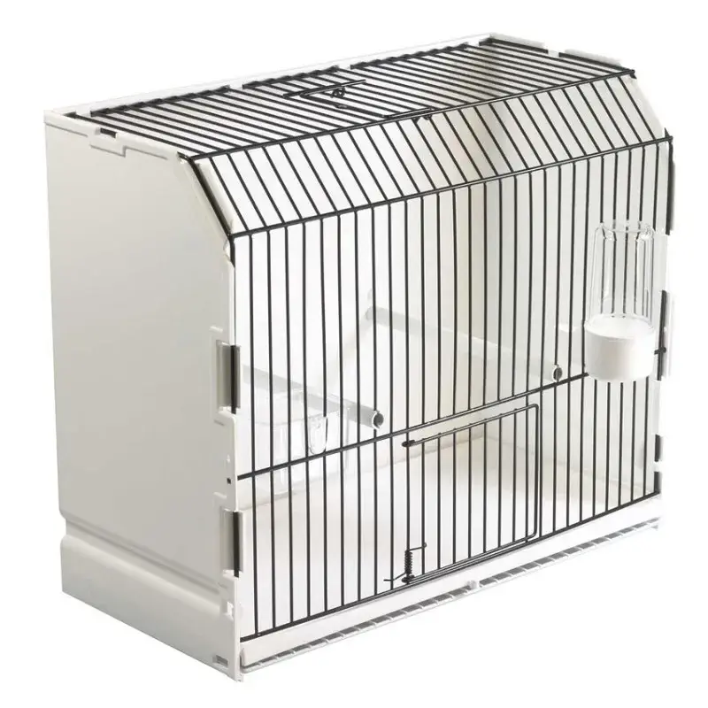 Cage d&rsquo;Exposition en Plastique et Grille Noire – 1 porte Acheter En Ligne
