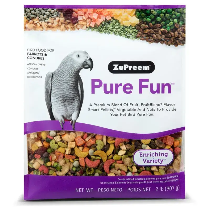 Dernier Modèle ZuPreem Pure Fun Perroquet / Conure – 907 gr