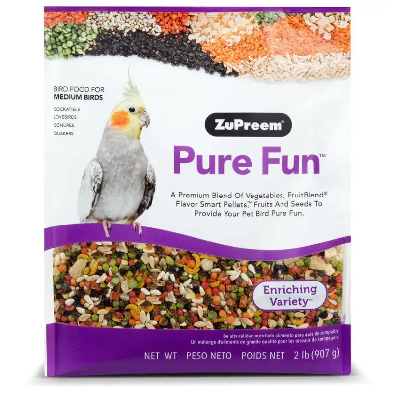 Mélange ZuPreem Pure Fun Grande Perruche – 907 gr Meilleur Choix