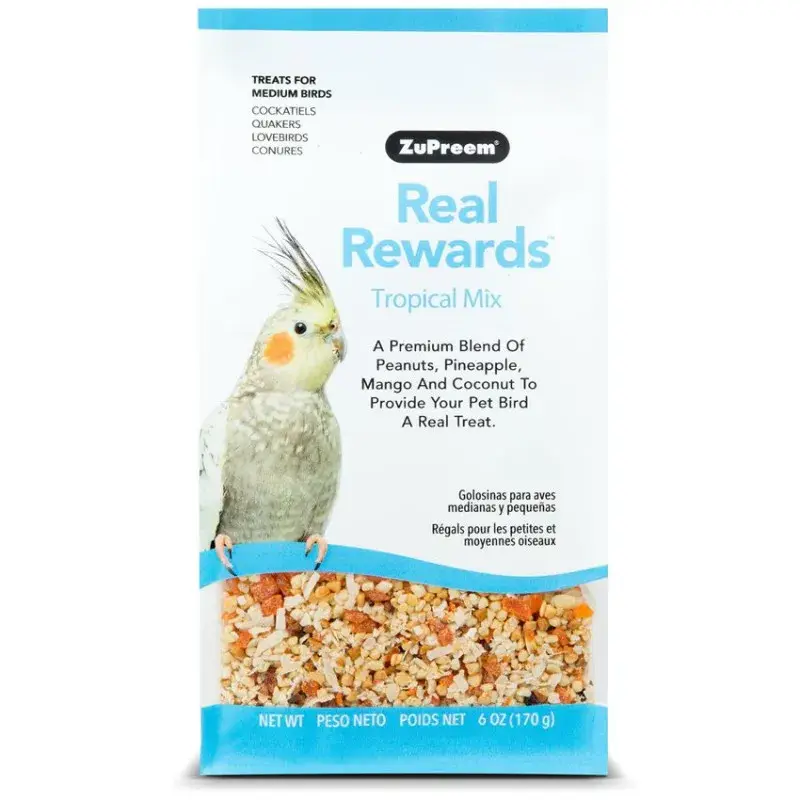 Friandises ZuPreem Real rewards – Tropical Mix Grande Perruche – 170 gr Marque