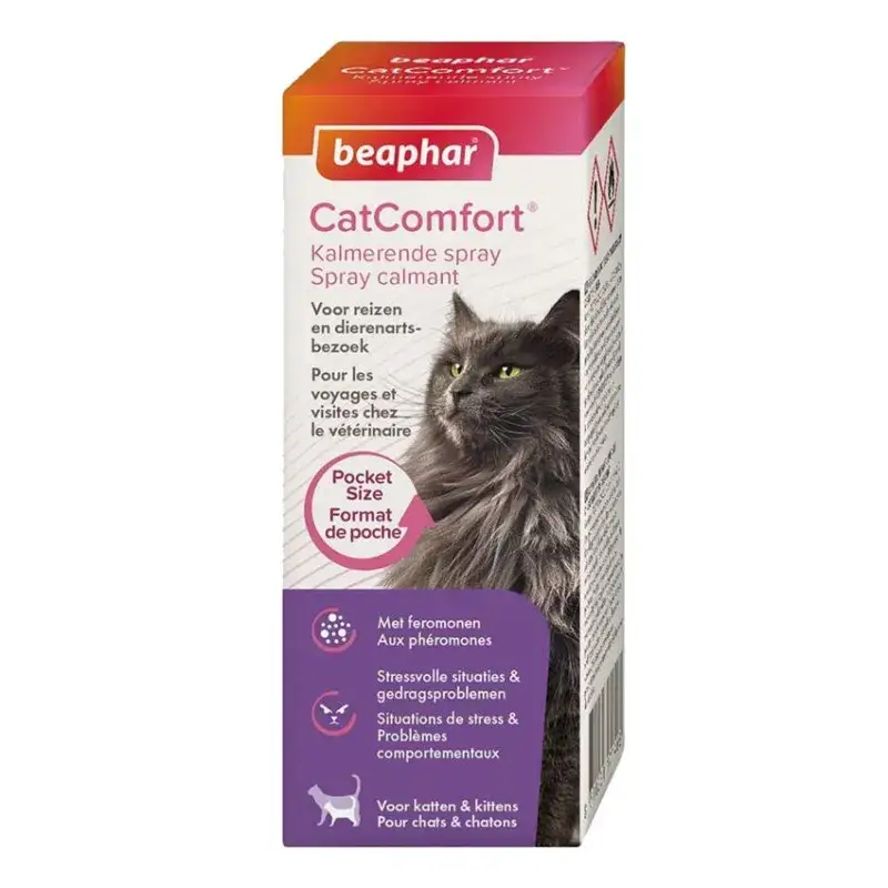 Prix Cassé Beaphar – Spray Apaisant aux Phéromones Cat Comfort – Chat et Chaton – 60 ml