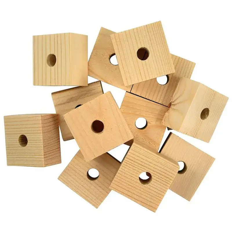 Zoo-Max – Blocs en Bois Naturels Zoo-Max – Pièces de Jouet pour Perroquet Promotion Saisonnière