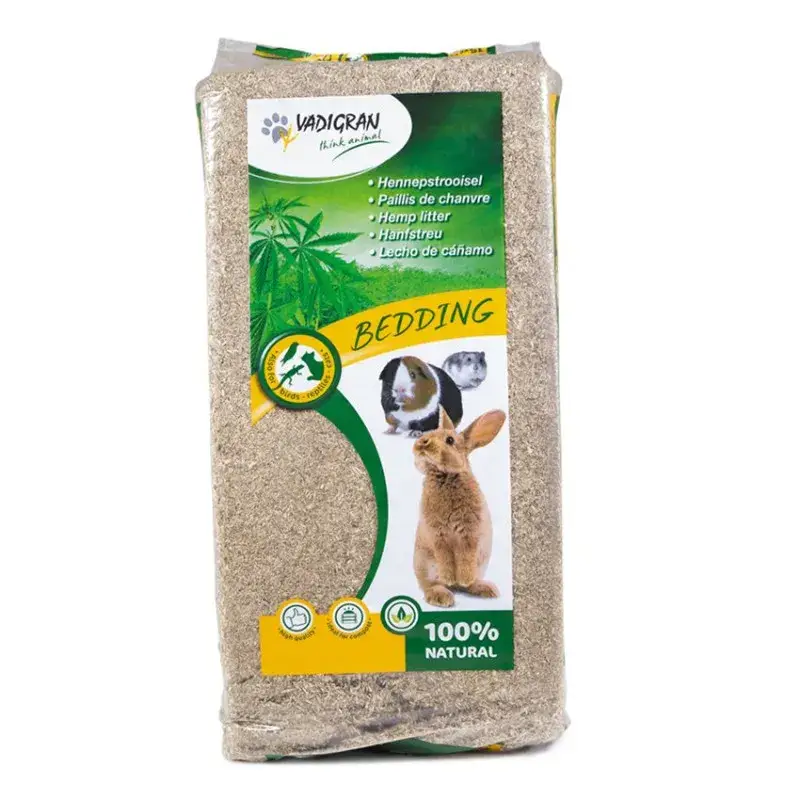 Vadigran – Litière de Paillis de Chanvre – 15 kg Prix Bas