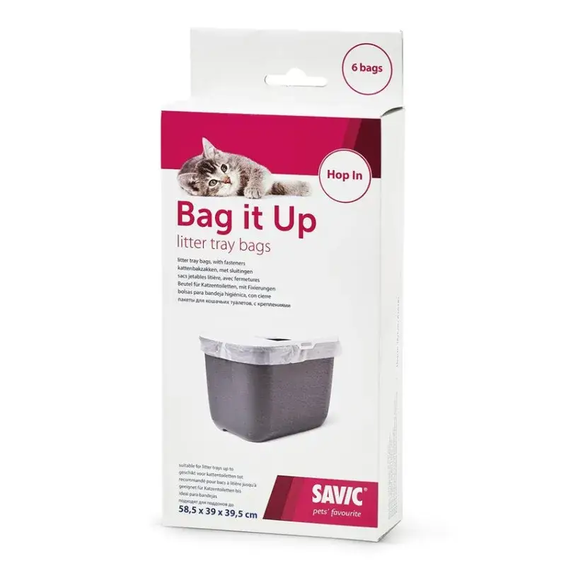 Prix Réduit Sachet pour Litière Chat – Bag it Up Speciale Hop In – 6 sachets