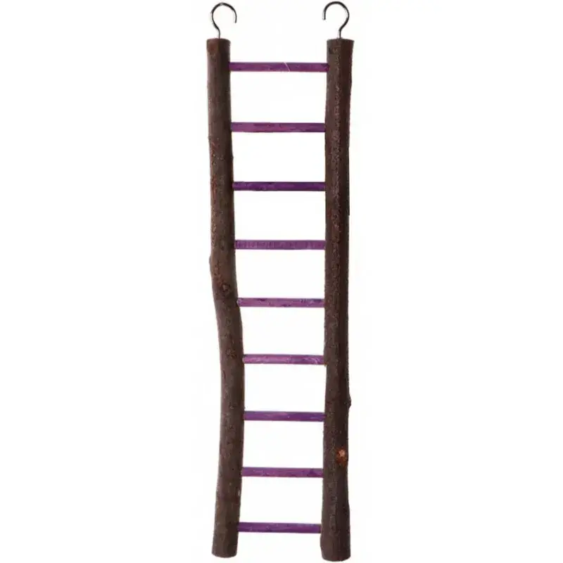 Echelle Bois Naturel 9 Marches – Jouet Perroquet Vente Flash