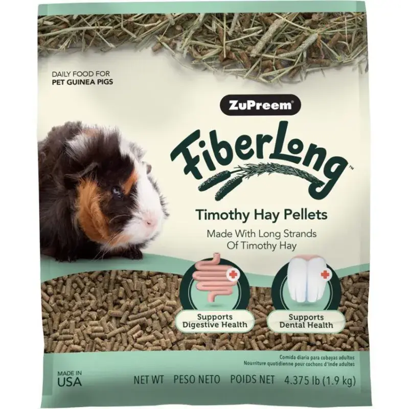 ZuPreem – FiberLong Timothy Hay Pellets – 1,98 Kg – Granulés pour Cochons d&rsquo;Indes Petit Prix