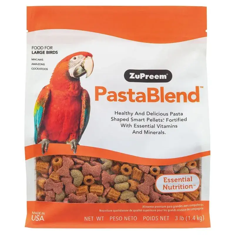 Extrudés Zupreem PastaBlend Grands Perroquets – Large -1,36 Kg Promotion
