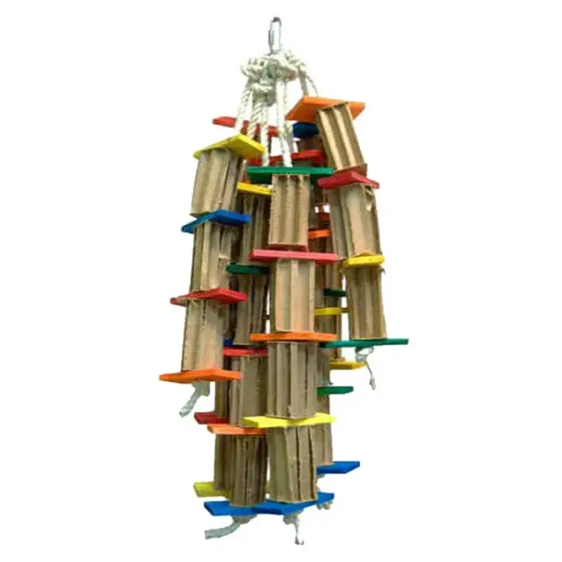 Authentique Zoo-Max – Cascade Cube – Jouet Grande Perruche