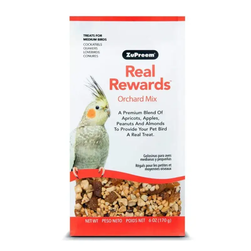 Petit Prix Offre Spéciale DLUO – Friandises ZuPreem Real rewards – Orchard Mix Grande Perruche – 170 gr