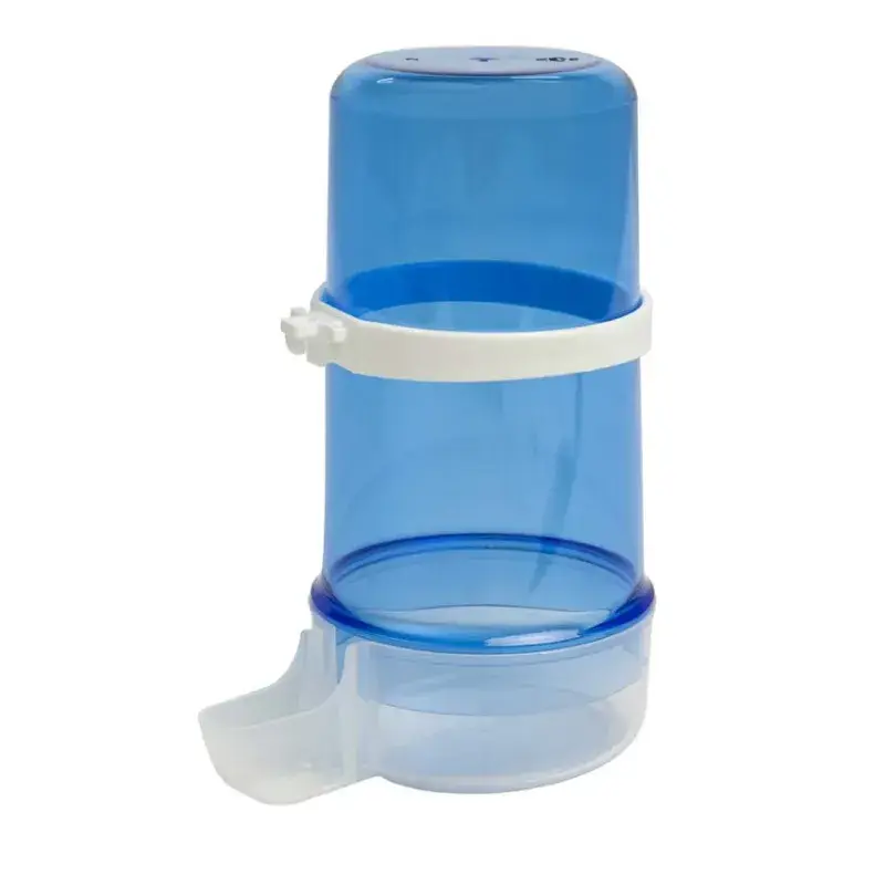 Abreuvoir Fontaine Long Luxe 2GR Livorno avec Fond Transparent- 400 ml – Bleu Vente Directe