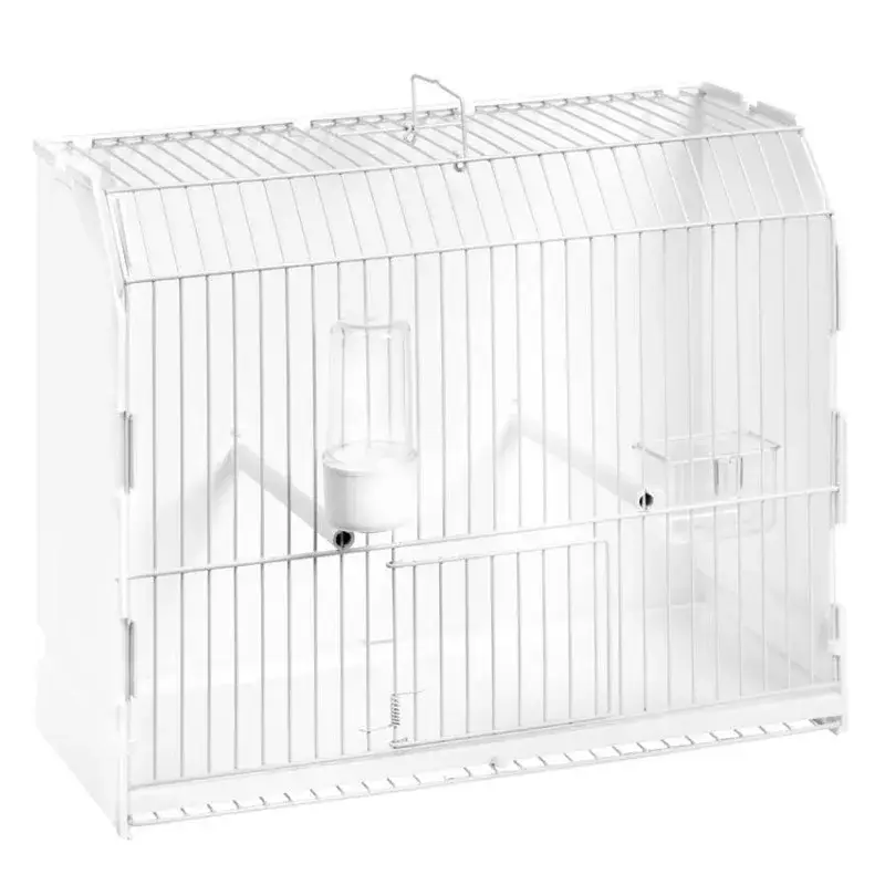 Must-Have 2GR – Cage d&rsquo;Exposition en Plastique et Grille Blanche – 1 porte