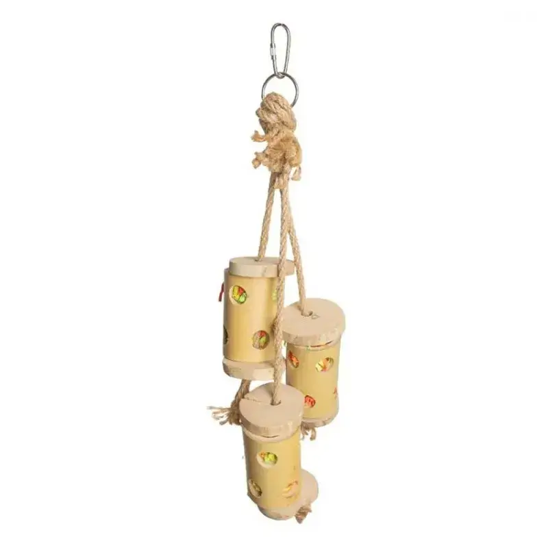 Authentique Bamboo Forager – Jouet Perroquet